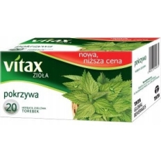 Herbata VITAX Zioła (20 torebek x 1,5g) Pokrzywa bez zawieszki