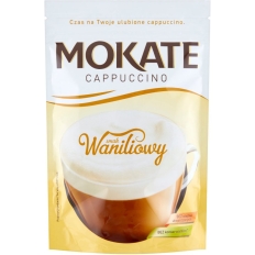 Kawa MOKATE Cappuccino smak Waniliowy 110g