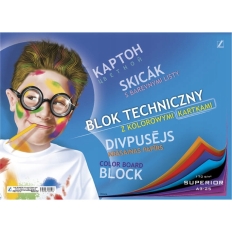 Blok techniczny kolorowy A3 25k SUPERIOR 00105 KRESKA