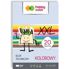 Blok techniczny kolor A3 20k 170g HA 3717 3040-09 HAPPY COLOR