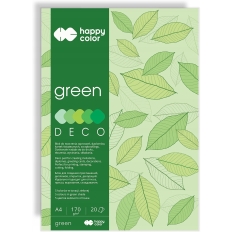 Blok A4 20k 170g 5 kolorów DECO GREEN HA 3717 2030-052 HAPPY COLOR