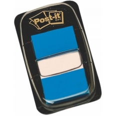 Zakładki indeksujące POST-IT 25x43mm niebieskie 680-2 50sztuk 3M