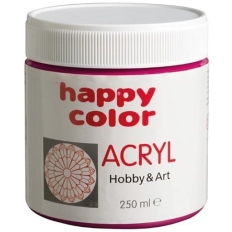 Farba akrylowa 250ml ciemno różowy HA 7370 0250-25 Happy Color