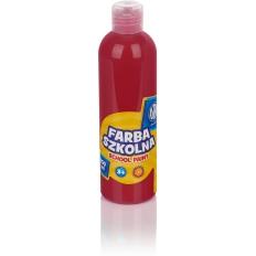 Farby szkolne Astra 250 ml - czerwona ciemna 301217007 ASTRA