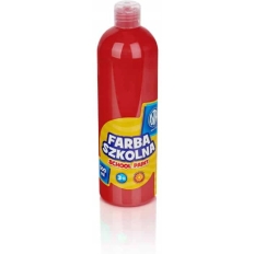 Farba szkolna Astra 500 ml - czerwona 83410921 ASTRA