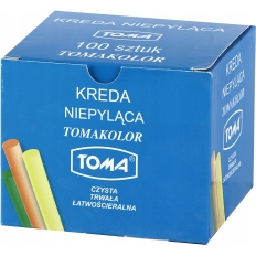 Kreda szkolna kolor 100szt. 80201 TOMA