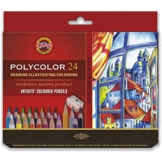 Kredki POLYCOLOR 24 kol. 3834 KOH-I-NOOR