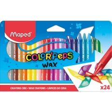 Kredki COLORPEPS świecowe 24 kolorów 861013 MAPED