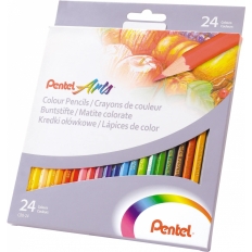 Kredki ołówkowe PENTEL 24 kolory CB8-24 CB8-24