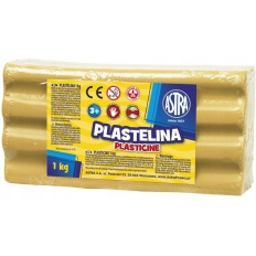 Plastelina Astra 1 kg brązowa jasna 303111020 ASTRA