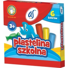 Plastelina szkolna`AS` 6kol. ASTRA 303219001