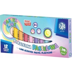 Plastelina 12kol pastel. zapach limonki 303114001 ASTRA