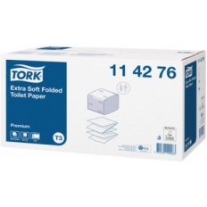 Papier toaletowy TORK T3 (30 sztuk) Premium biały w składce ekstramiękki 114276