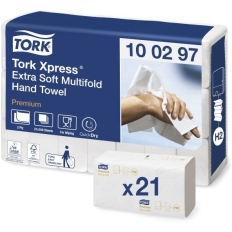 Ręcznik TORK H2 ZZ biały PREMIUM Extra SOFT celuloza 100297