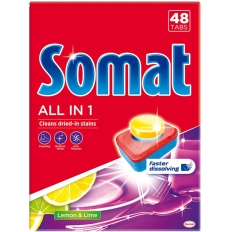 Tabletki do zmywarki SOMAT (46 tabletek) Lemon & lime All in ONE