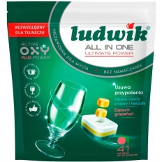 Tabletki do zmywarki LUDWIK(41 tabletek) zapach grapefruit All In One 228706