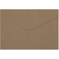 Koperta ozdobna 114x162mm KRAFT c.brązowy C6 120g (8szt.) 280222 Galeria Papieru