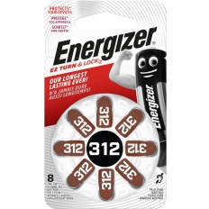 Bateria ENERGIZER 312/PR41 do aparatów słuchowych (8szt)