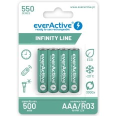 Akumulatorek EVERACTIVE Infinity Line AAA/HR03 550mAh (4szt)