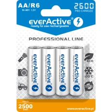 Akumulatorek EVERACTIVE Professional Line AA/HR6 2500mAh (4szt)