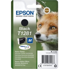 Tusz EPSON (T1281/C13T12814010) czarny 185str S22/SX125/SX425W/BX305F