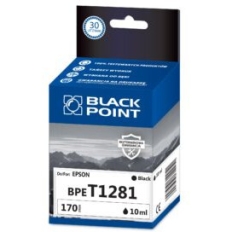 Tusz BLACK POINT (BPET1281) czarny 10ml zamiennik EPSON (T1281/C13T12814012)