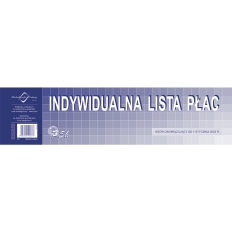 P05-M Indywidualna lista płac 1/3 A3 od lipca 2022 Michalczyk i Prokop