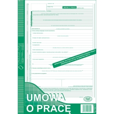 500-1K Umowa o Pracę A4 40kartek ( nowa ) Michalczyk i Prokop