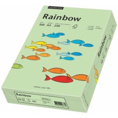 Papier ksero A4 160g RAINBOW R75 przygaszona zieleń 250ark 88042637