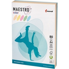 Papier ksero A4 80g mix pastelowy 94137A80 MAESTRO COLOR 250a