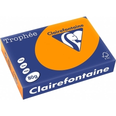 Papier ksero A4 80g TROPHEE pomarańczowy XCA41761 CLAIREFONTAINE