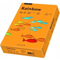 Papier ksero A4 160g RAINBOW R24 pomarańczowy 88042439