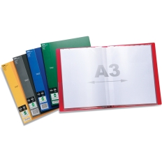 Album ofertowy A4/A3 20kieszeni czarny DCF642A SIDE PENTEL