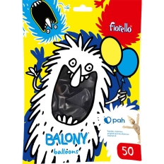 Balony 10` metalizowane CZARNE (50) 170-2629 FIORELLO