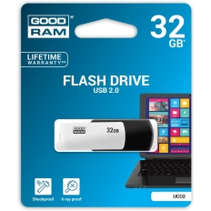 Pamięć USB 32GB GOODRAM UCO2 czarno- biały USB 2.0 UCO2-0320KWR11