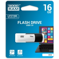 Pamięć USB 16GB GOODRAM UCO2 czarno-biały USB 2.0 UCO2-0160KWR11