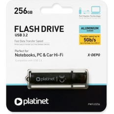 Pamięć USB 256GB PLATINET X-DEPO USB 3.2 czarny (42564)